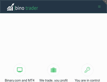 Tablet Screenshot of binotrader.com